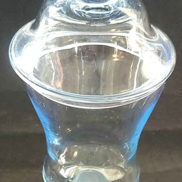 Princess House Inspired Classics Two-Piece Blue Crystal Jar - Picture 9 of 9